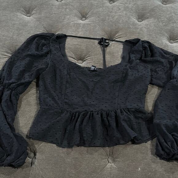 Forever 21 flowy blouse size large - Picture 1 of 4